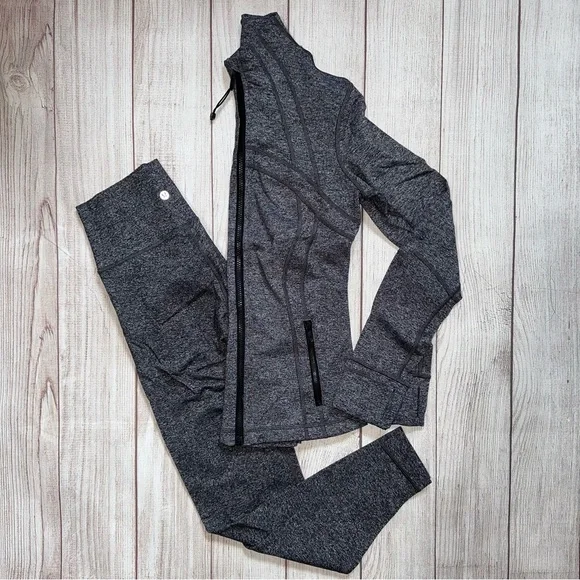 Lululemon Zip and Leggings Set - Picture 1 of 15